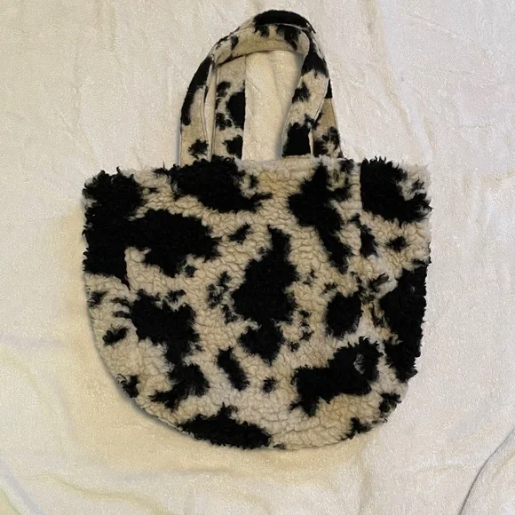 Anna Sui Black and Cream Tote - Picture 2 of 3